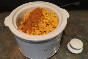 Easy Spicy Black Beans and Corn in Slow Cooker